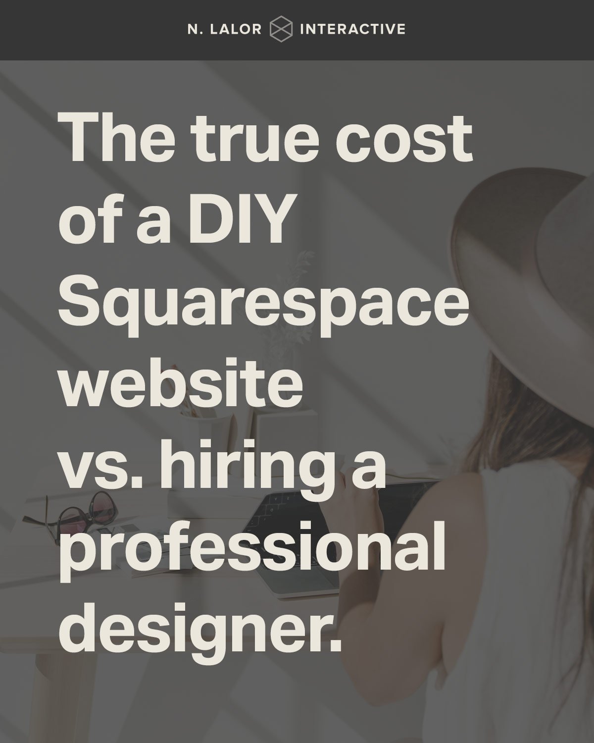 The true cost of a DIY Squarespace website vs. hiring a professional designer.