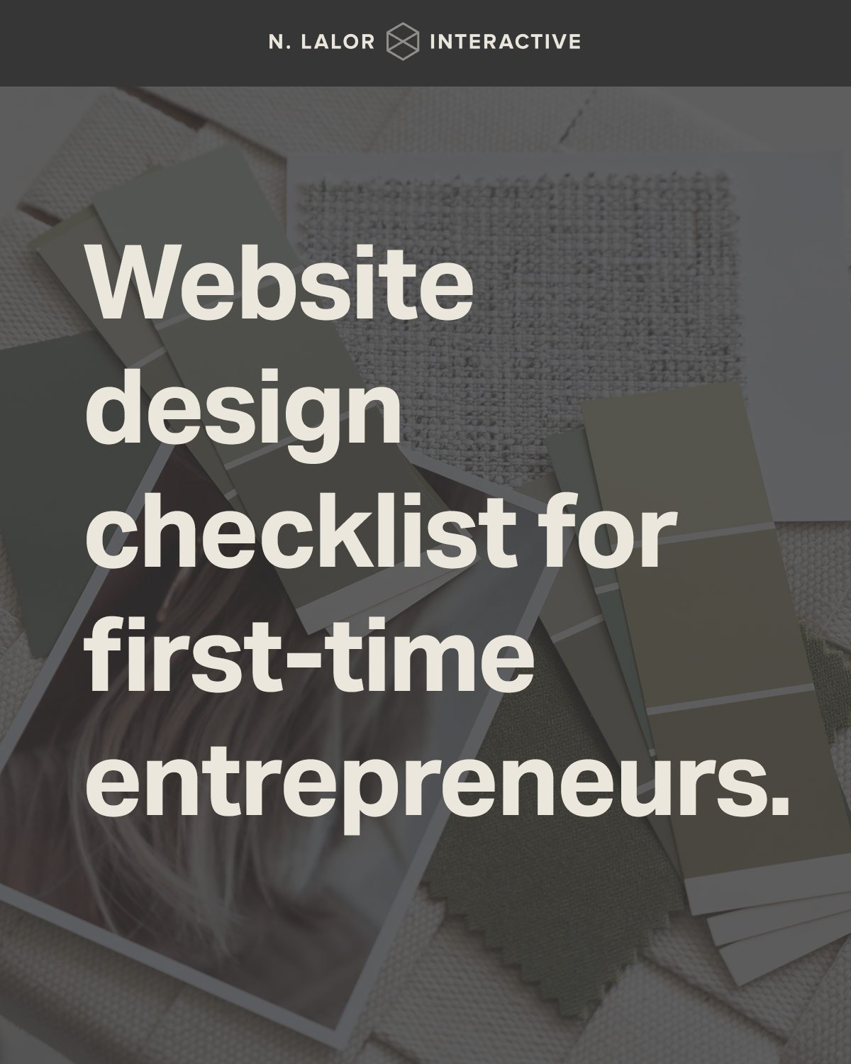 Website design checklist for first-time entrepreneurs.