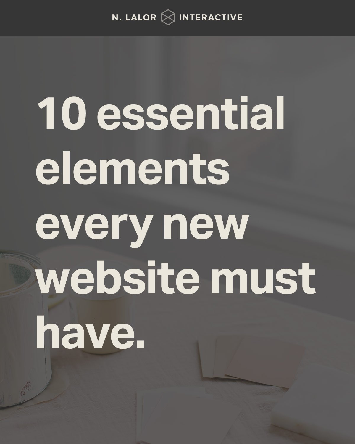 10 essential elements every new website must have.