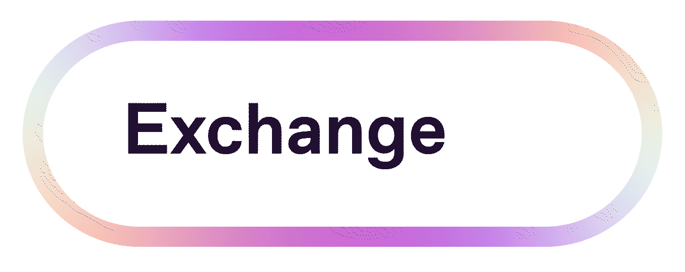 A Pill Shaped Gif for IKE Integrated Knowledge. Rotating through the words "Exchange", "Management", "Environment", "Insights", and "Assets".