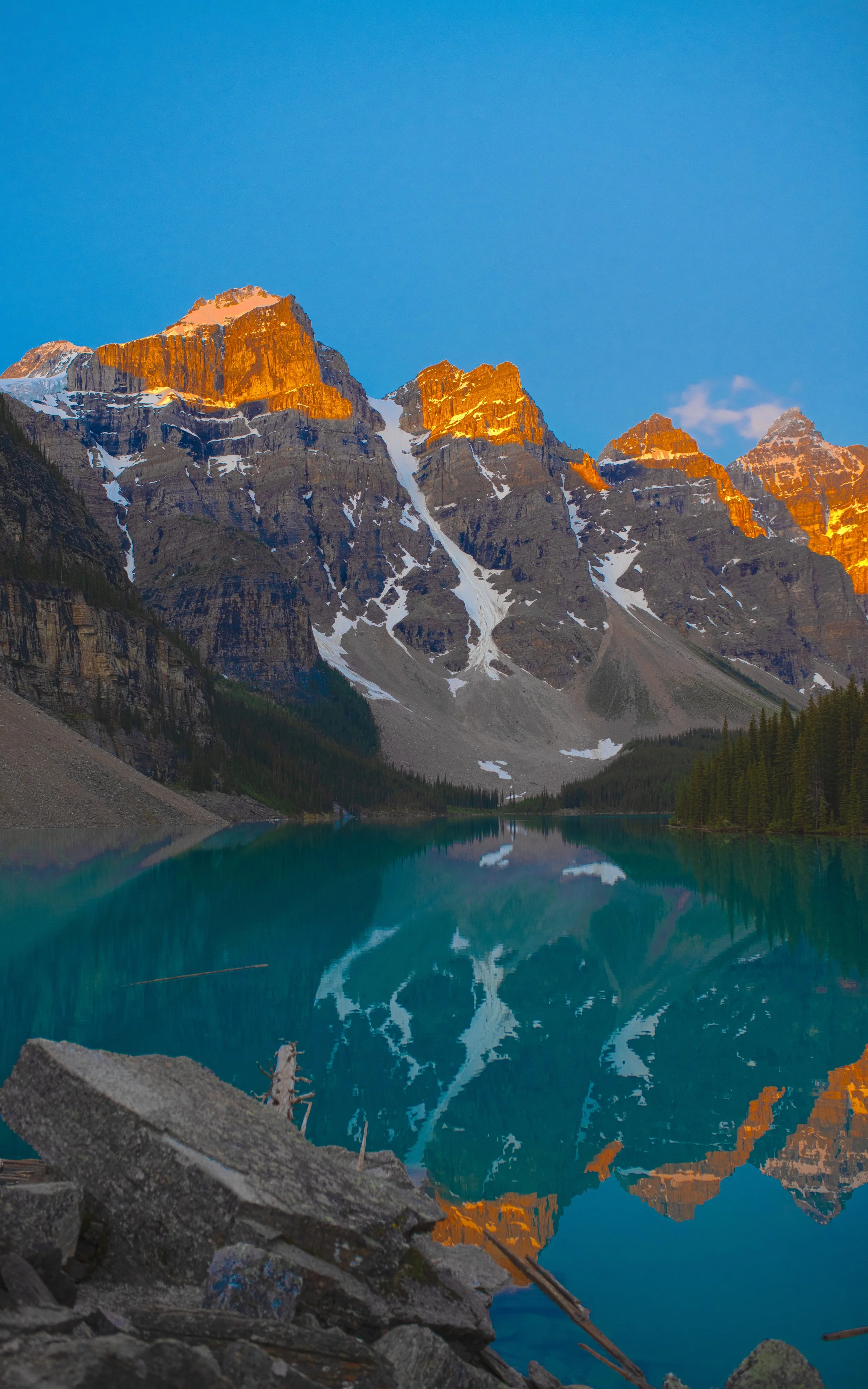 Lake Moraine Sunrise