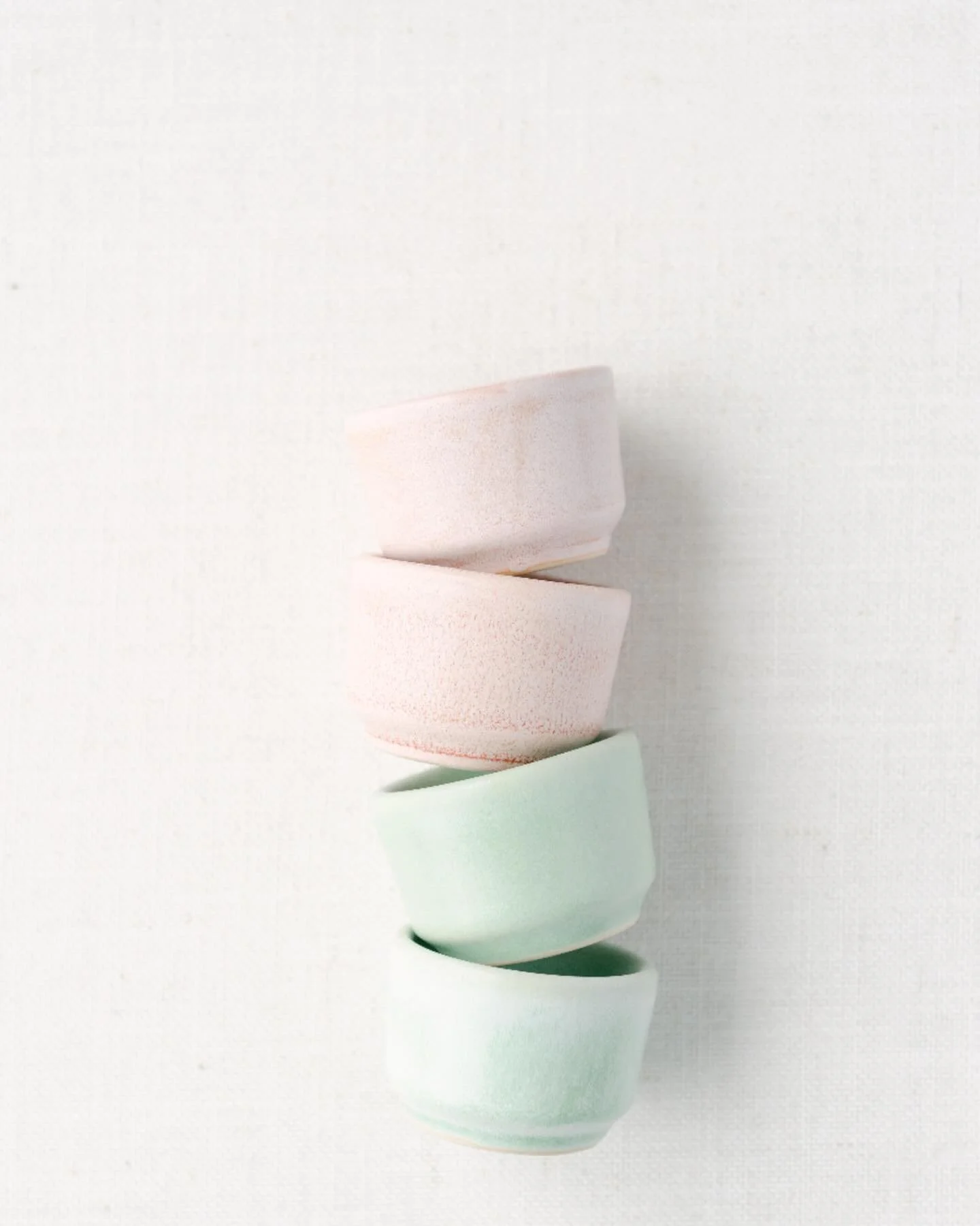 Ceramic cups made in Oaxaca.