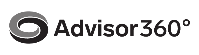 Advisor360° logo featuring a stylized circular icon beside the text 'Advisor360°'.