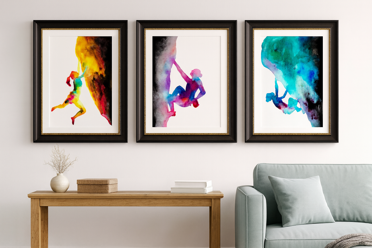 Rock climbing set of 3