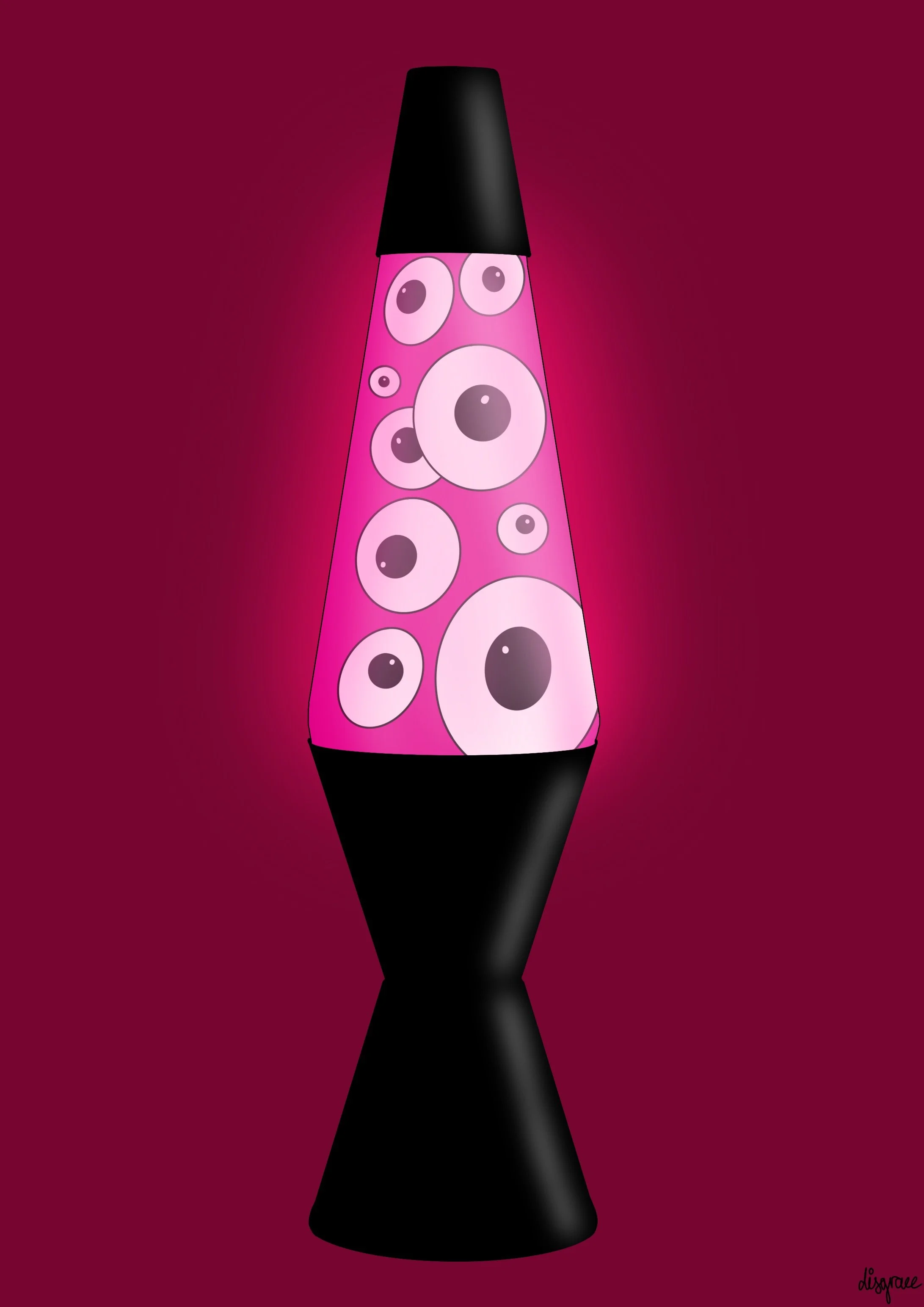 LavEYE Lamp A4 Art Print