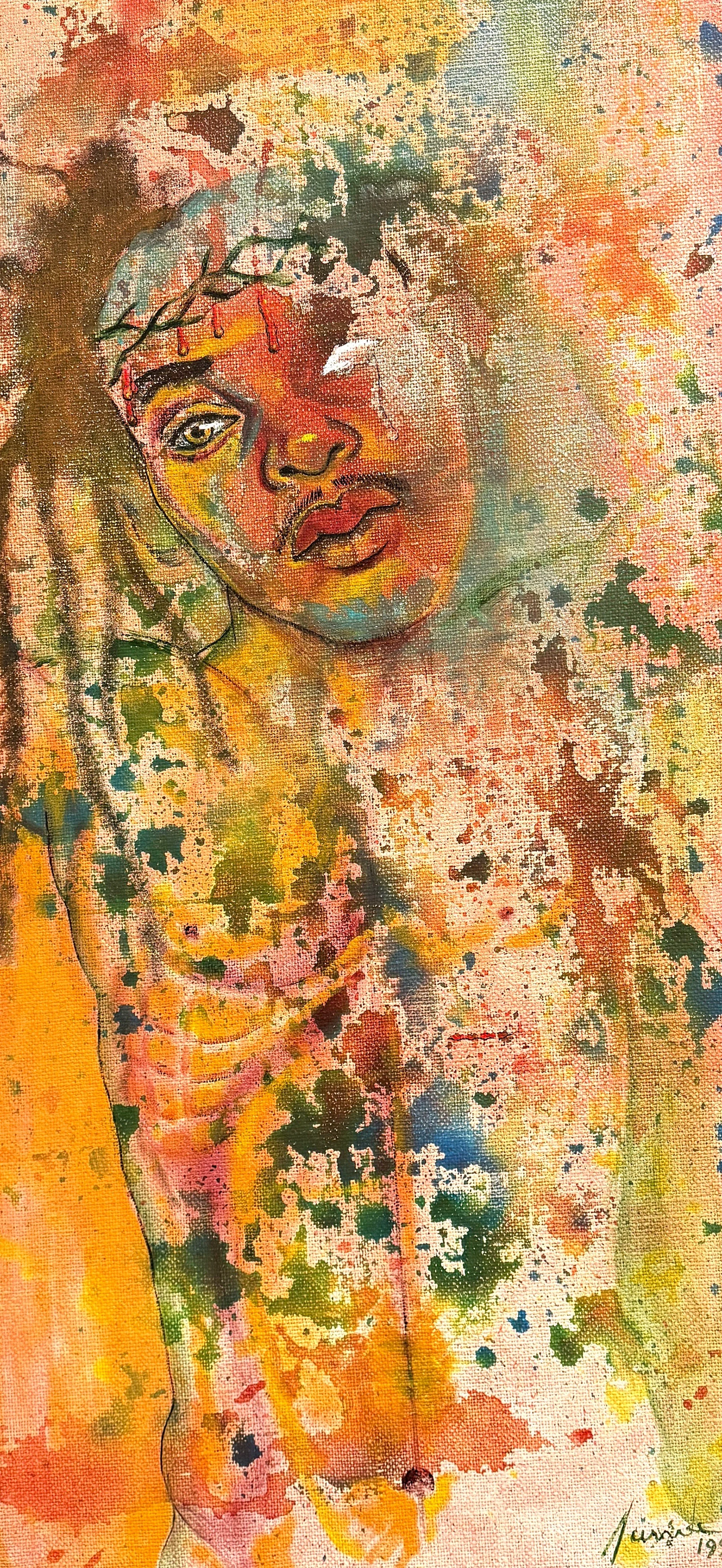 On the Way (1999) by Stan Burnside, 26" x 43"