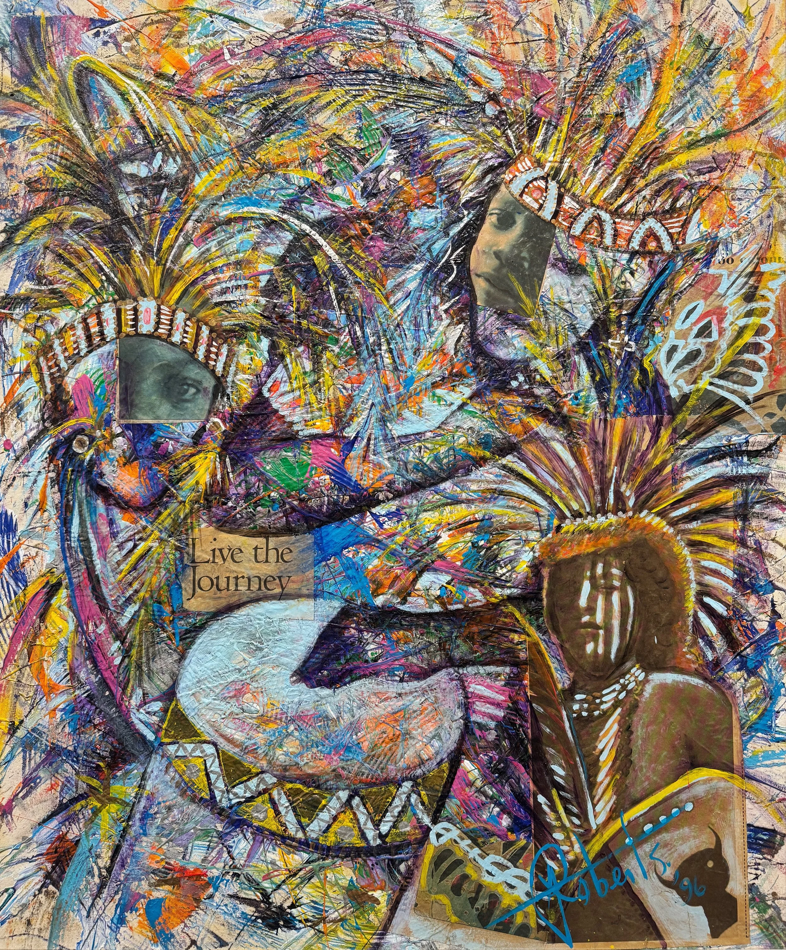 Live the Journey (1996) by Antonius Roberts, 30" x 36"