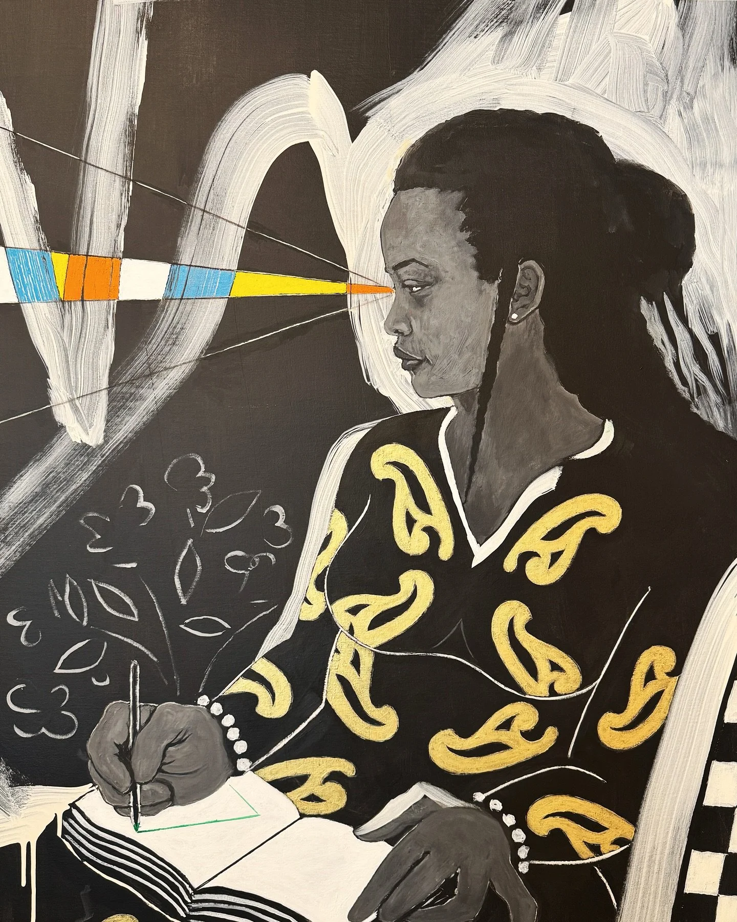 The beautiful ladies of our portrait room 💃🏾 This room focuses on mostly Bahamian women, celebrating and honouring their strength, beauty and resilience. However, these works don&rsquo;t shy away from the truth. They also dare us to confront their 