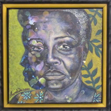 Saintly (2010) by Stan Burnside, 15" x15"