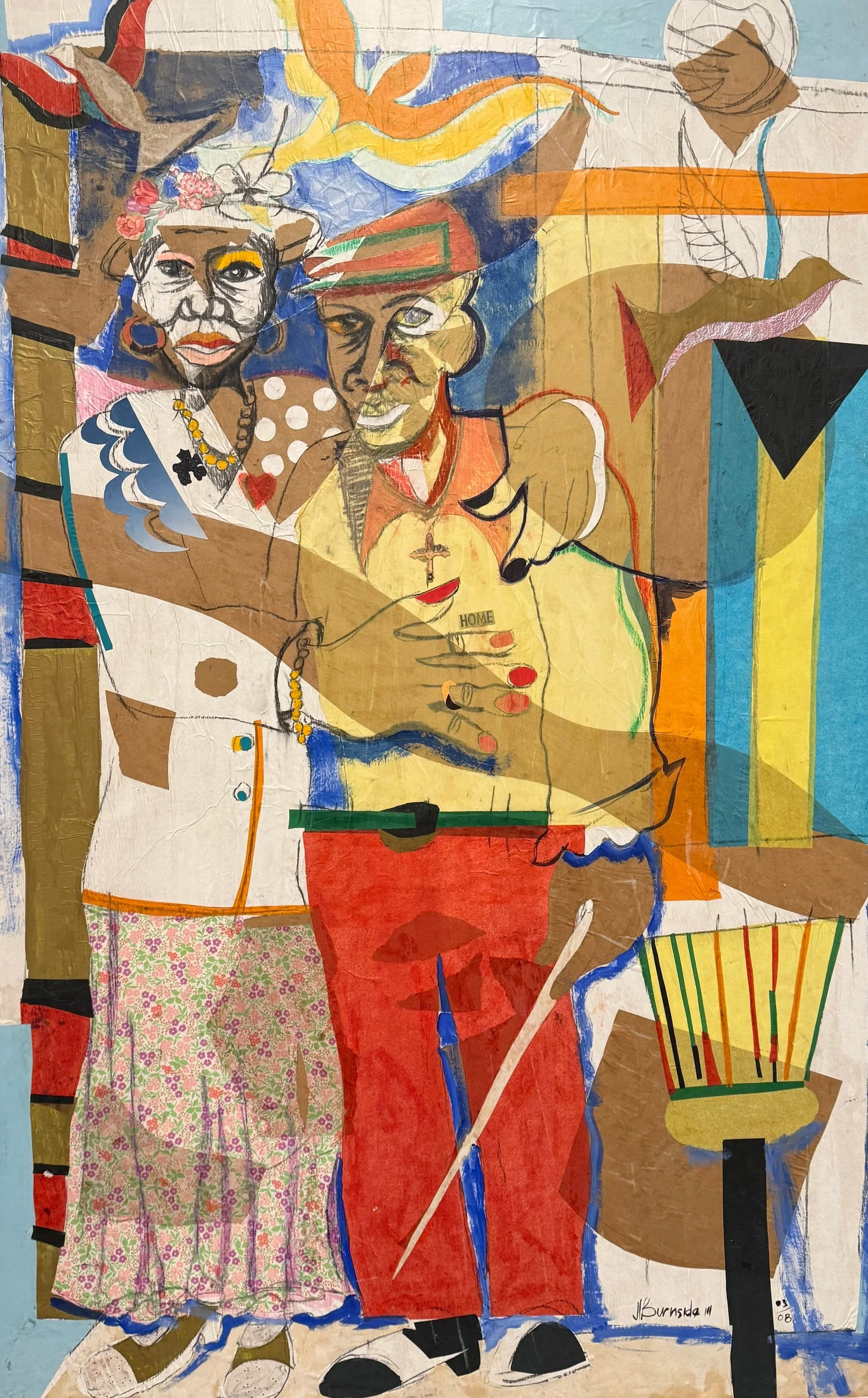 Plenty, Plenty Love (2008) by Jackson Burnside III, 47" x 75"