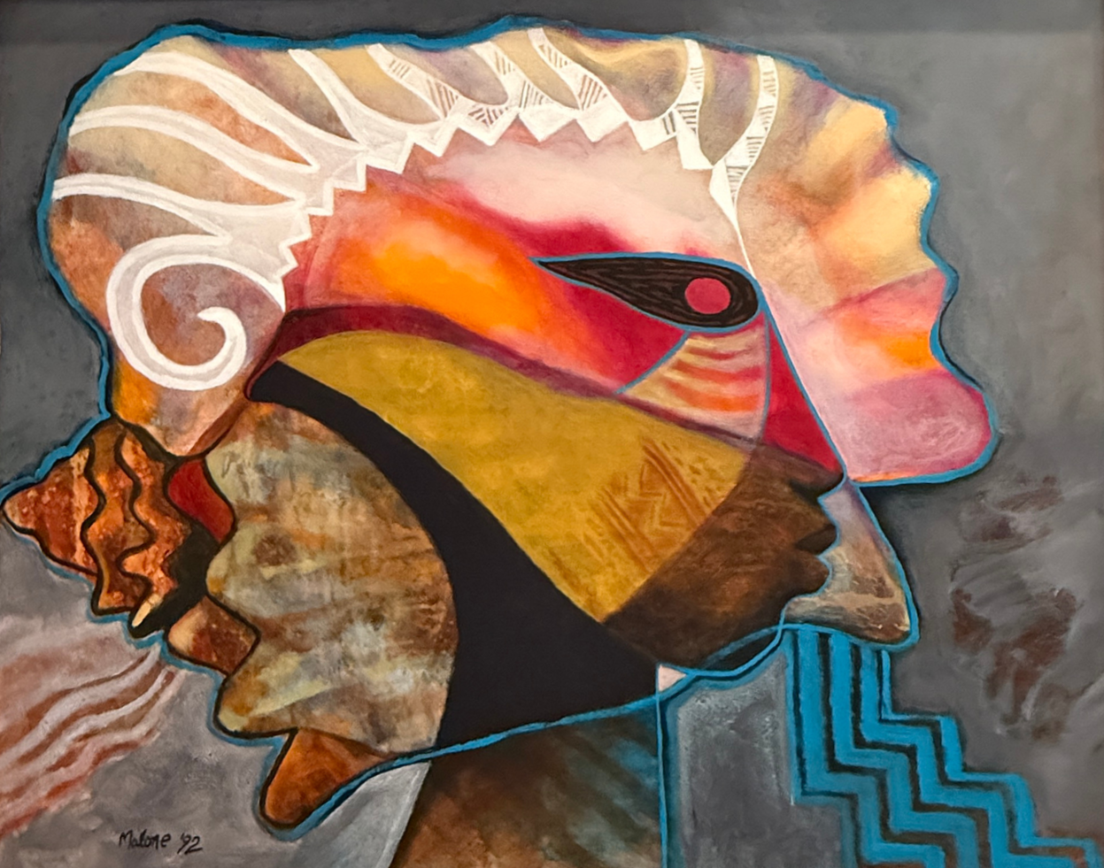 Black Pearl (1992) by Brent Malone, 38.3" x 32.3"