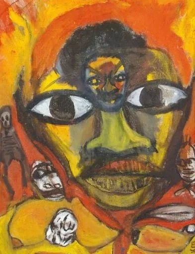 Projection of One (1972) by Tony McKay, 19.3" x 25"