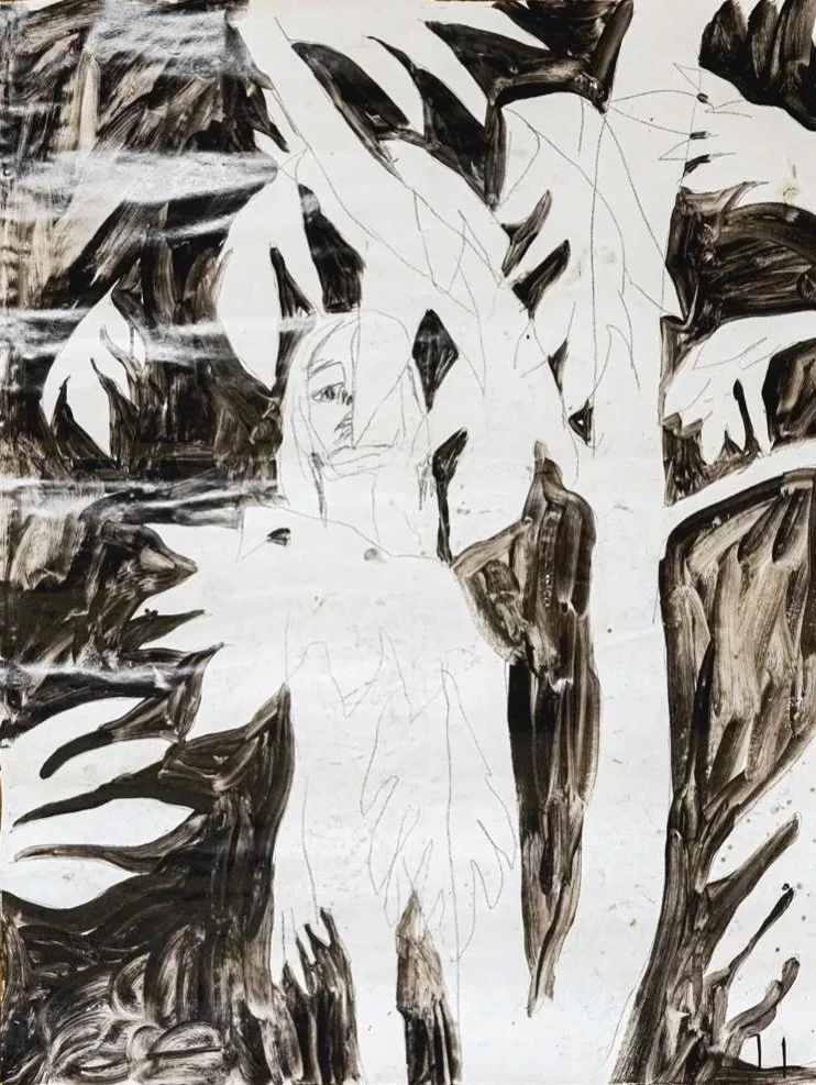 Breadfruit Body II (2021) by Tessa Whitehead, 48" x 63"
