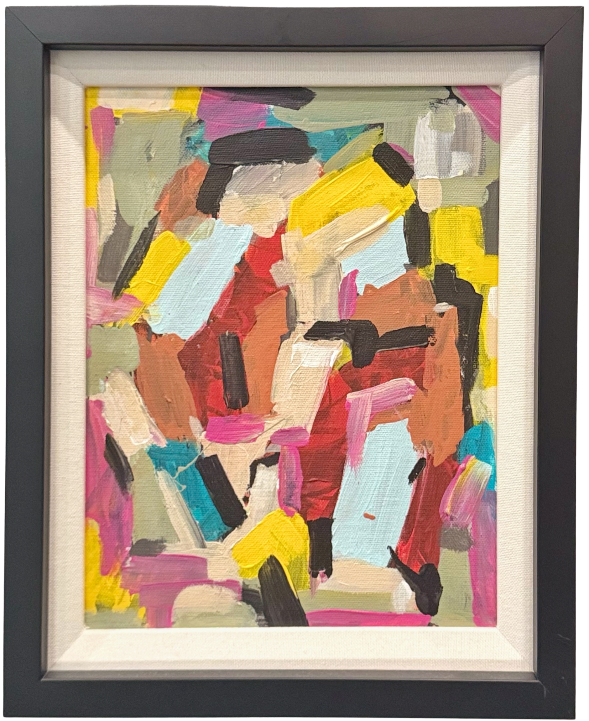 Birthday Abstraction (2014) by Heino Schmid, 12" x 10"