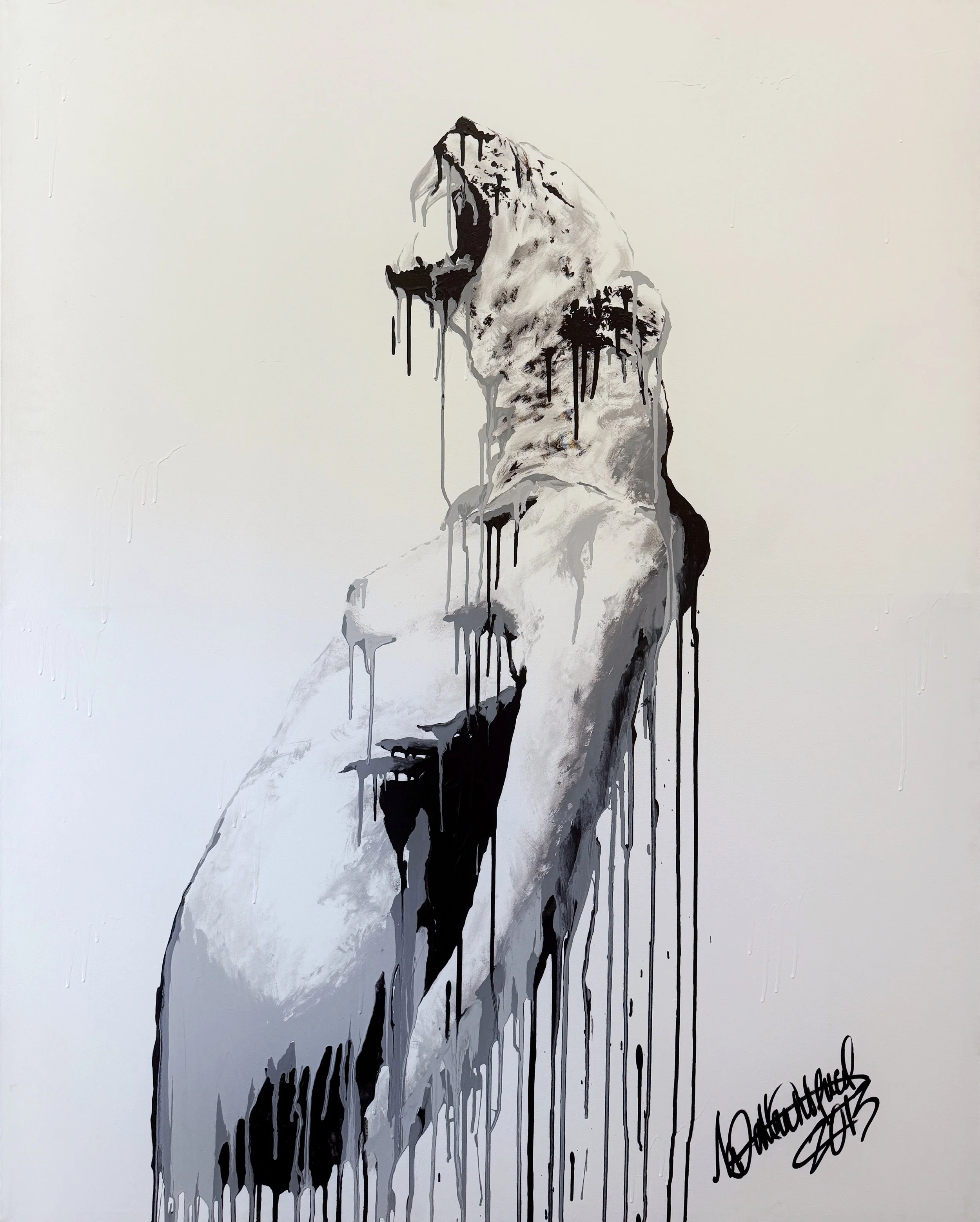 Animalistic III (2013) by Angelika Wallace-Whitfield, 48" x 60"