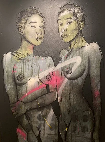Contact III (2021) by Angelika, Wallace-Whitfield, 36" x 48"
