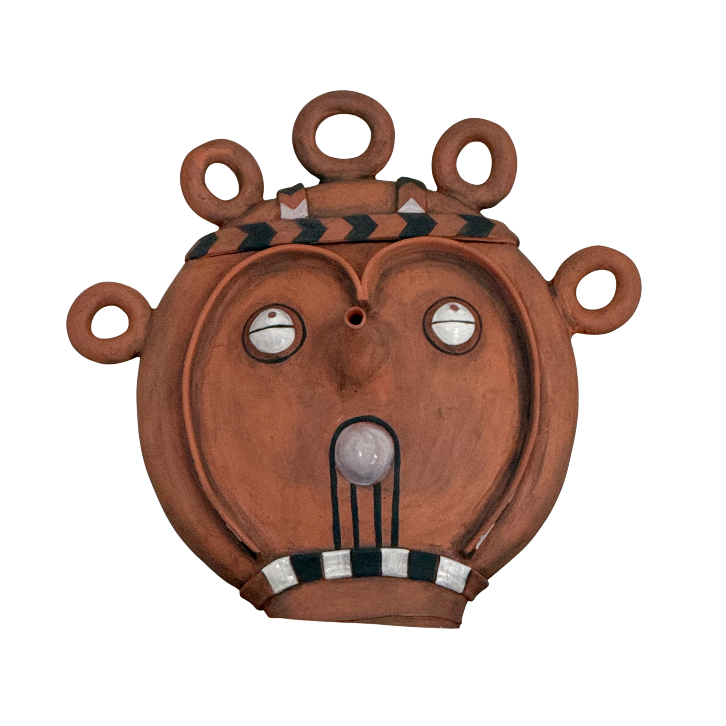 Ogotemmeli Teapot (2011) by Jessica Maycock-Colebrook, 19"Tall x 19"Wide x11"Deep