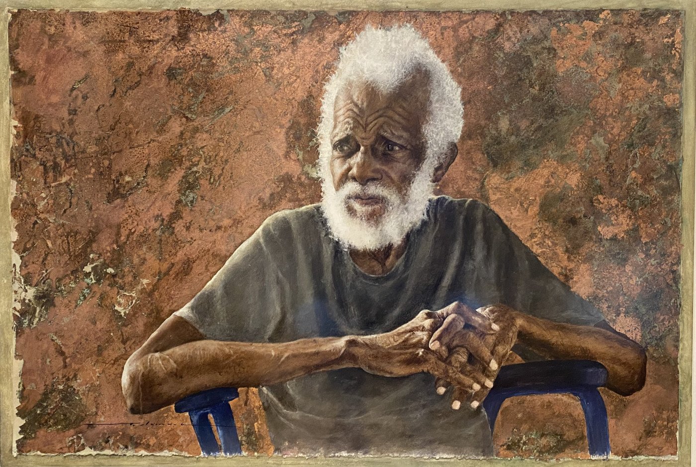 Kendal Sunlight 1st Day #3 (2021), by Theirry Lamare, 20" x 30"