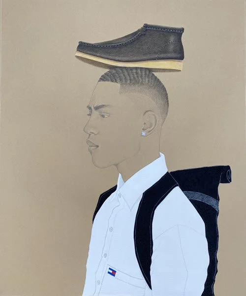 First Day of School (2020) by Kachelle Knowles, 20" x 24"