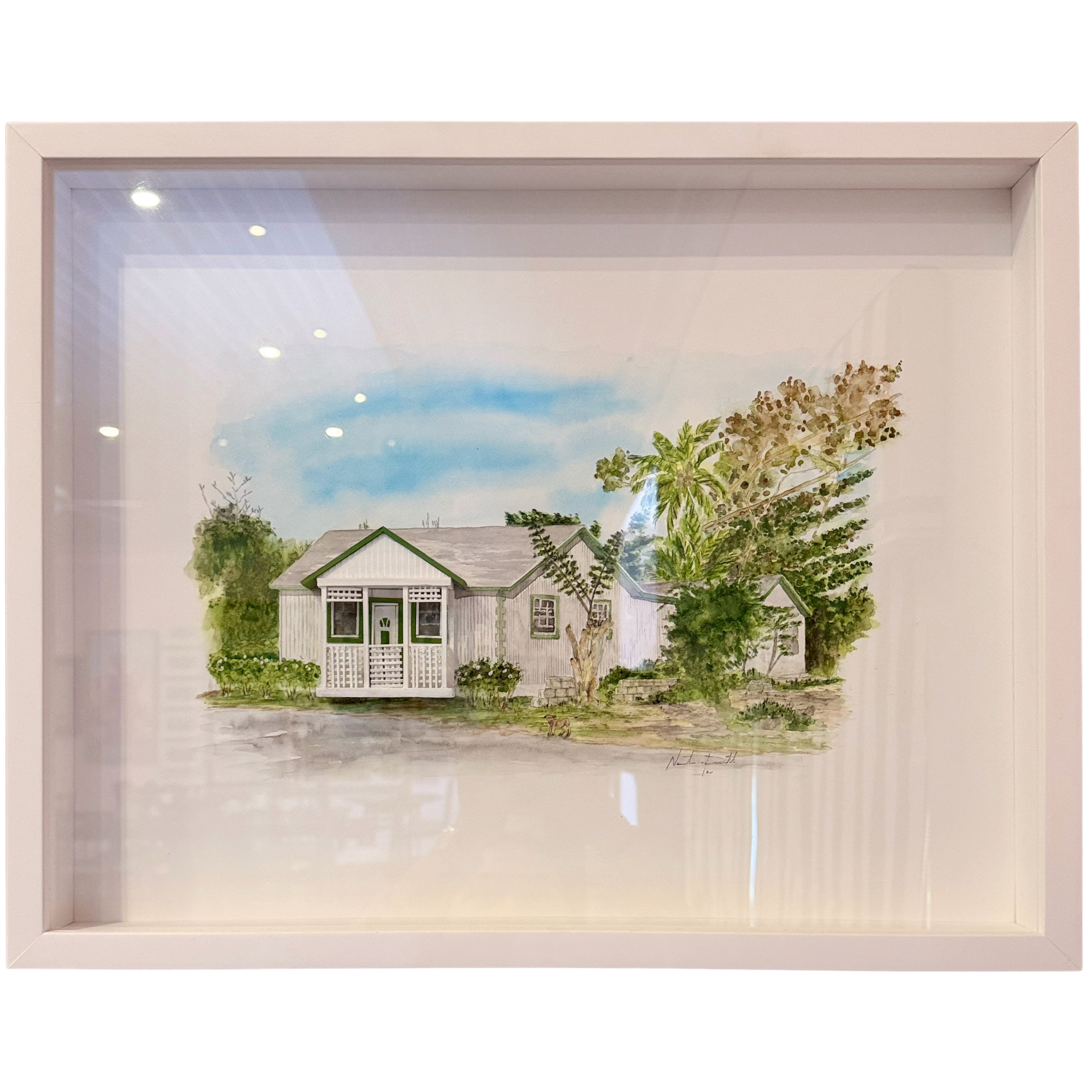 Adelaide Village House #2 (2020) by Nastassia Pratt, 16" x 20"