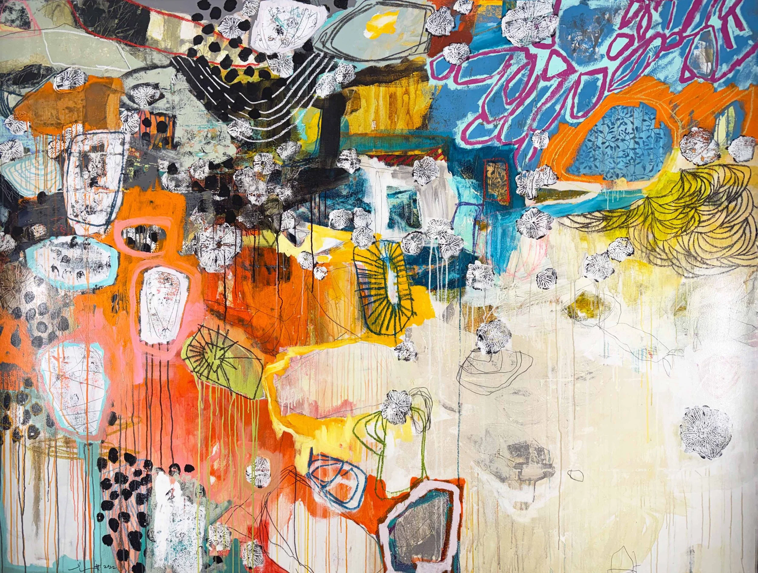 Expansion (2022) by Jason Bennett, 96" x 72"