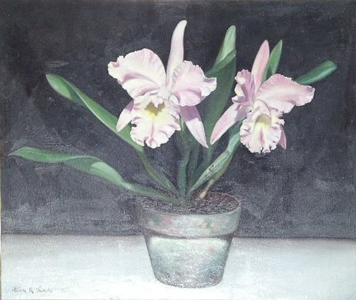 Potted Orchids (1991) by Alton Lowe, 20" x 24"