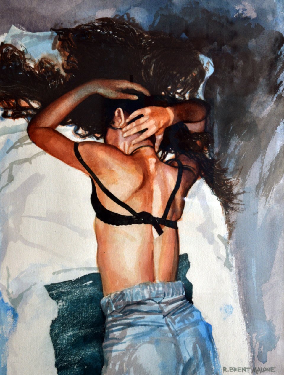 Hair Drying (ND) by Brent Malone, 34" x 46"