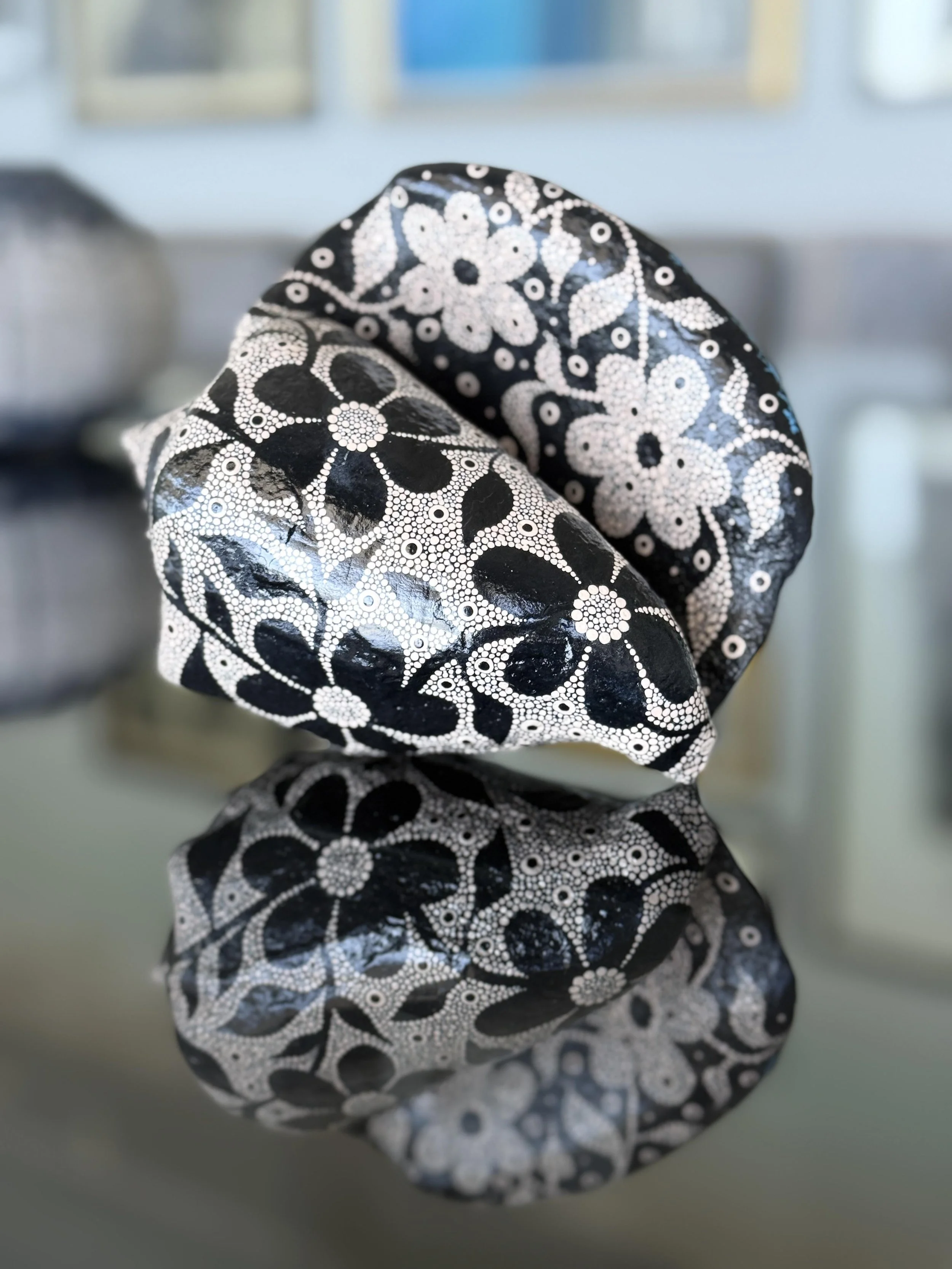 Flower Chair (2024) by Malia Kinger, 7" x 5.5" x 6"