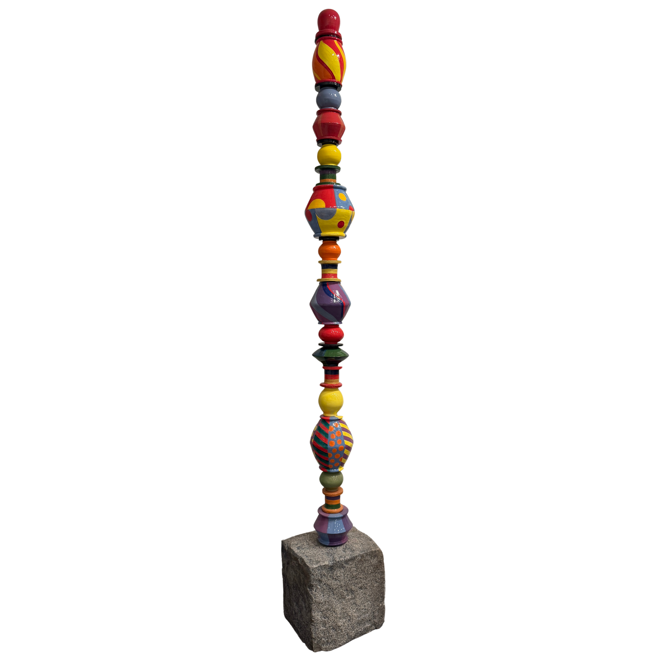Colour Theory (2009) by Sue Bennett Williams, 13"Wide x 98"Tall x 12"Deep