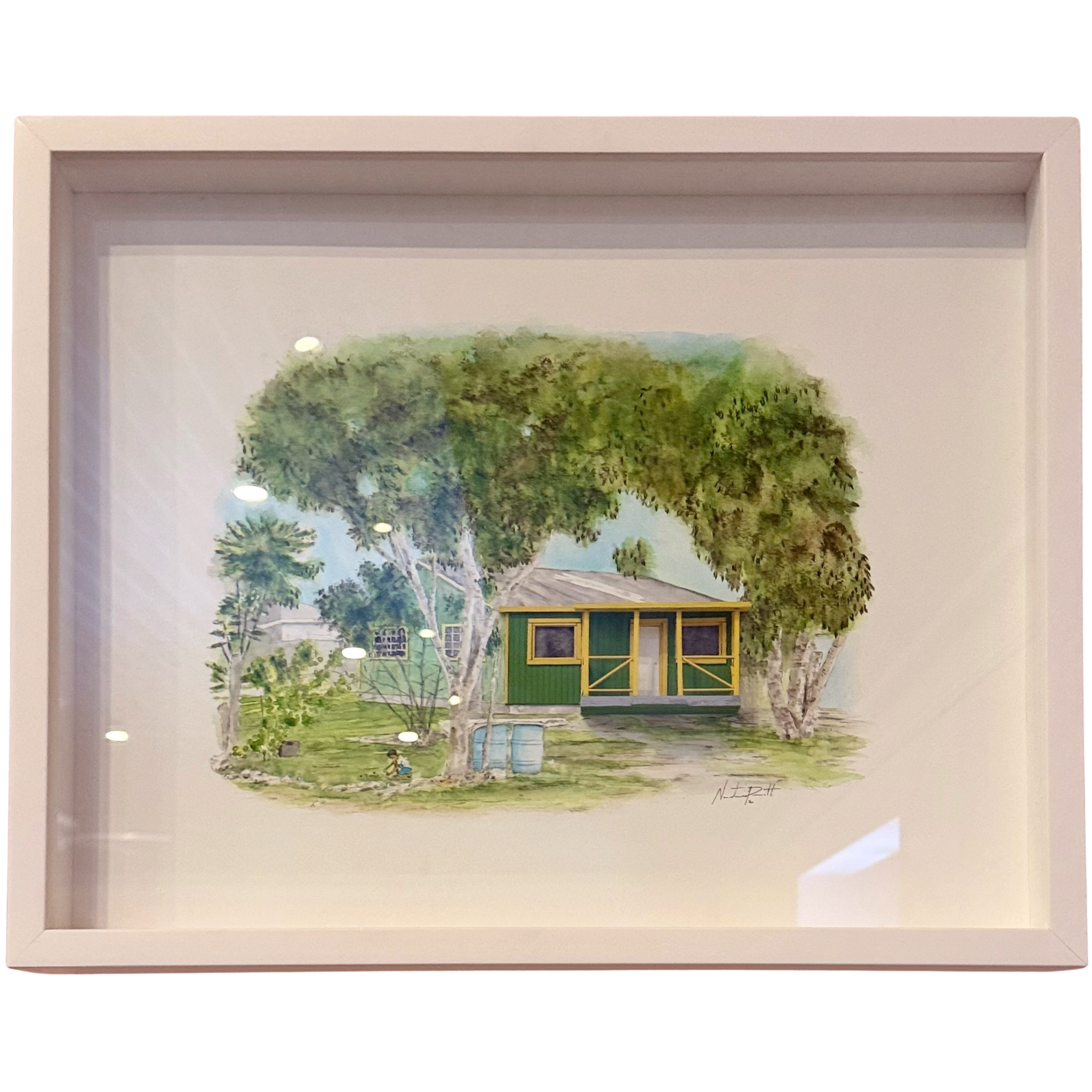 Adelaide Village House #1 (2020) by Nastassia Pratt, 16" x 20"