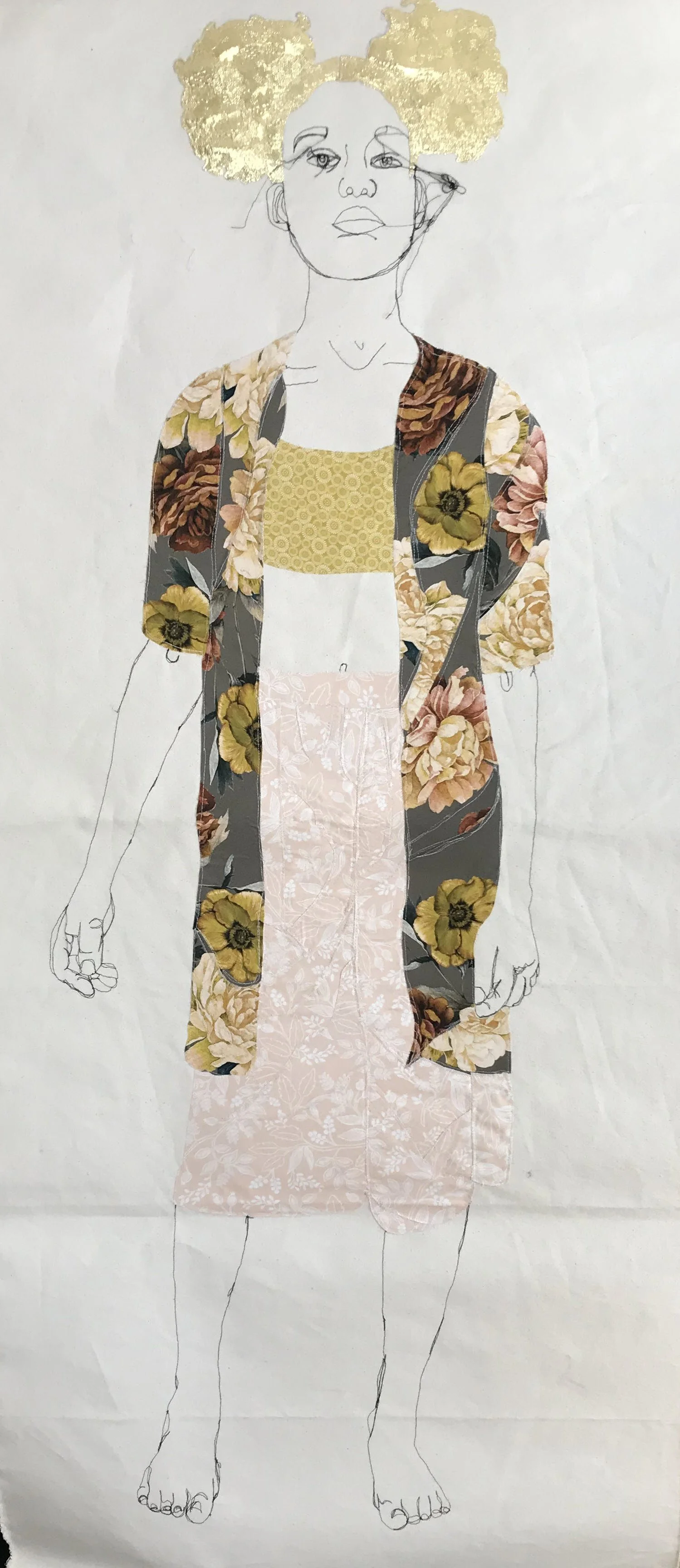 We All Know Each Other (2017) by Gio Swaby, 30" x 72"