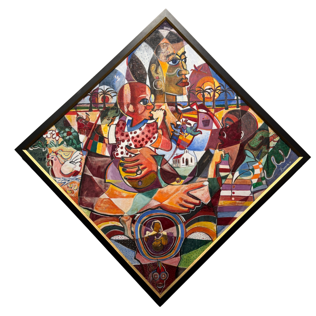 Mhudda II (1982) by Jackson Burnside III, 42" x 42"