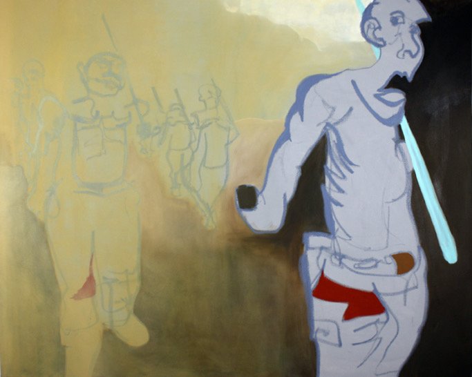 Untitled, 2008, Oil on Canvas, 48" x 60"