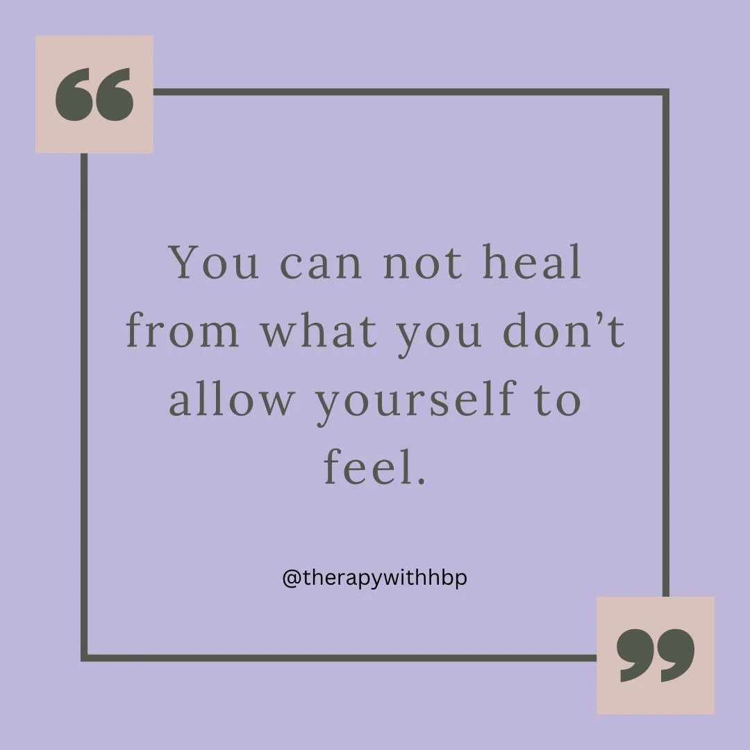&ldquo;You can&rsquo;t heal from something you don&rsquo;t let yourself feel.&rdquo;

This is the part no one likes to talk about&hellip;.Because feeling it doesn&rsquo;t look like progress at first. It looks like slowing down. It looks like sitting 
