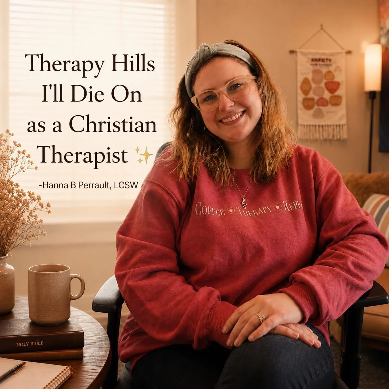 A little different than my usual content&hellip; but these are a few things I deeply believe as both a therapist and a Christian. 🤍

I know faith and mental health can feel complicated for a lot of people. My hope is never to shame, preach at, or ov