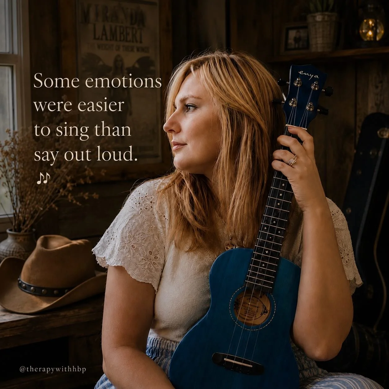 One thing I don&rsquo;t talk about enough on here is how deeply connected music has been to my mental health. 🎶

Long before I became a therapist, I became a songwriter.

Music became one of the first places I learned how to process emotion safely. 