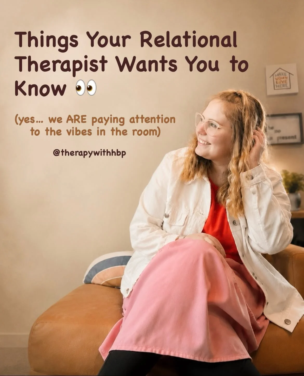 One of the biggest misconceptions about therapy is that it&rsquo;s only about learning coping skills or talking about your week.

In relational therapy, the relationship itself matters. A lot.

That means we are often paying attention to things under