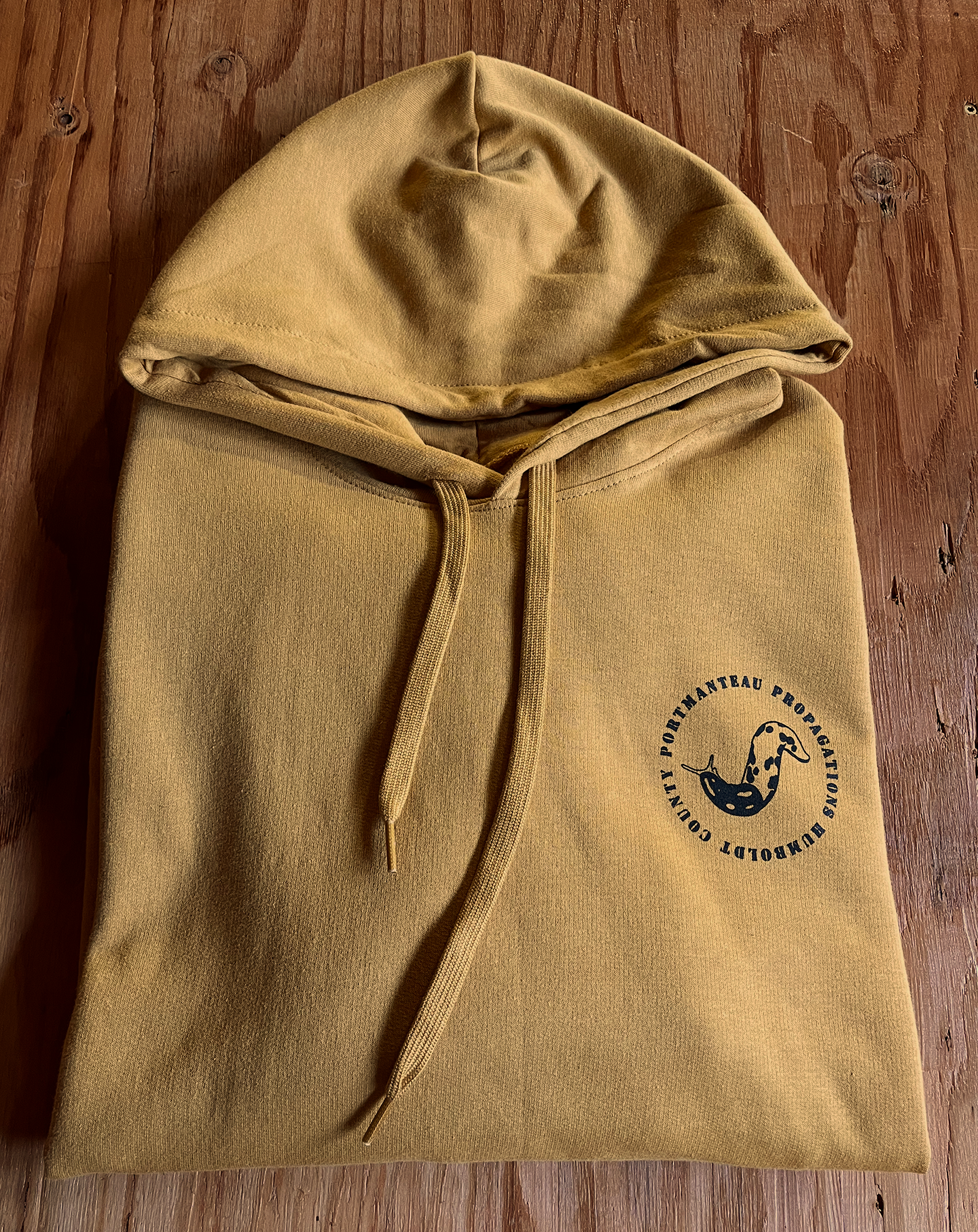 Bunch of Banana Slugs - Mustard Yellow Pullover - Unisex/Mens