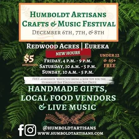 Humboldt Artisans Craft & Music Festival 2026