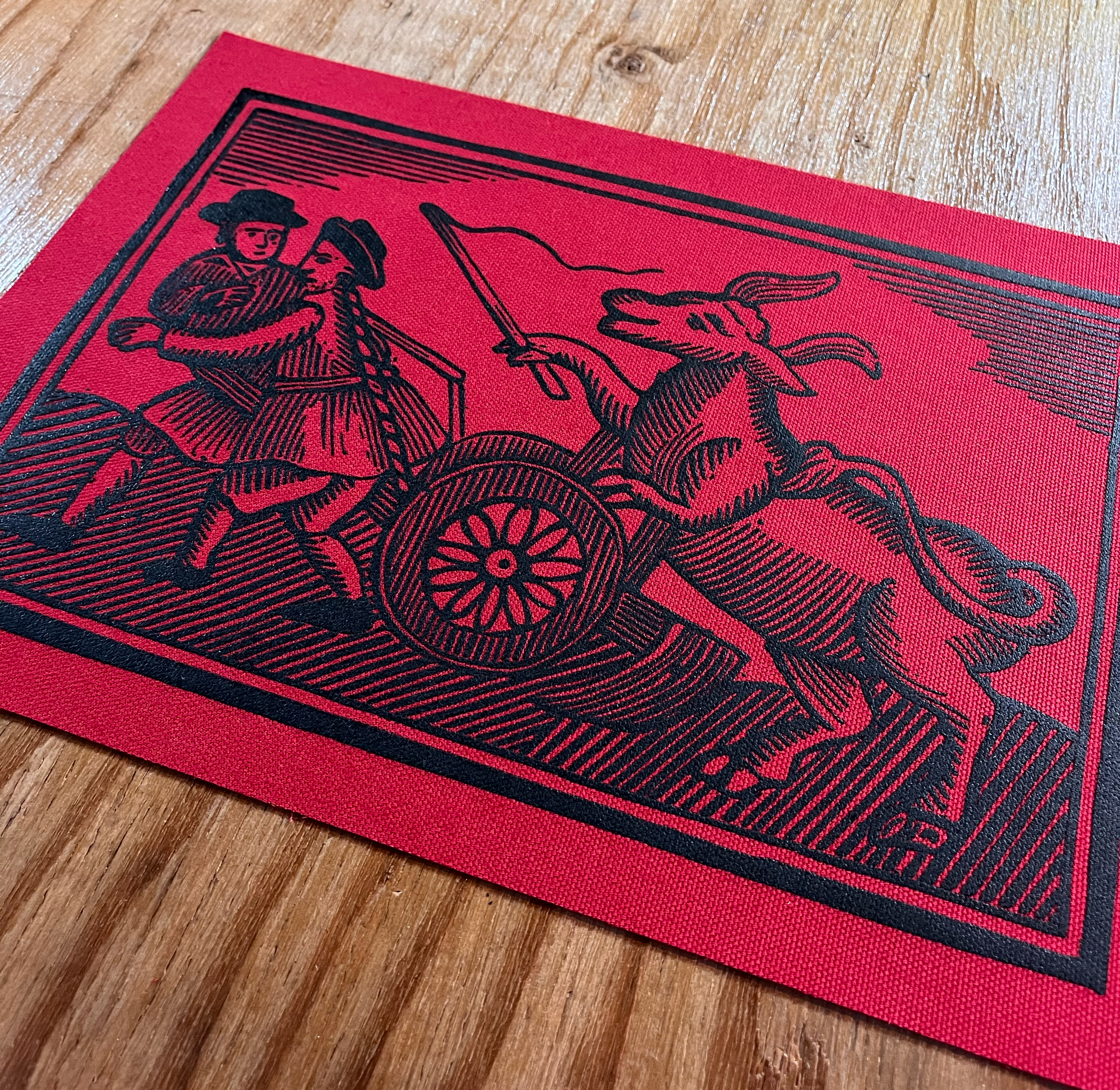 Bull Farmer Red on Black Back Patch 01.png