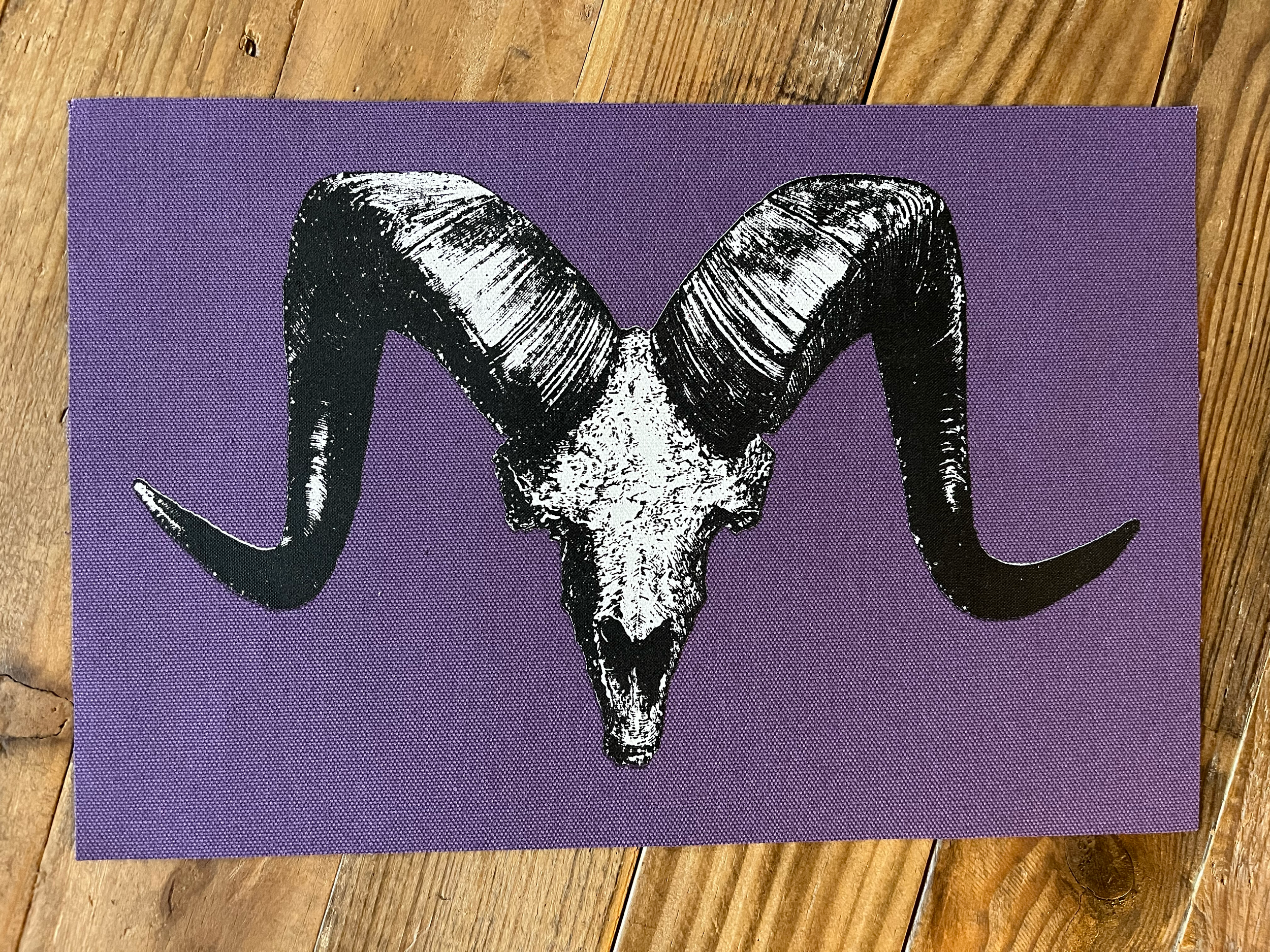 Goat Skull Large Patch Purple.png