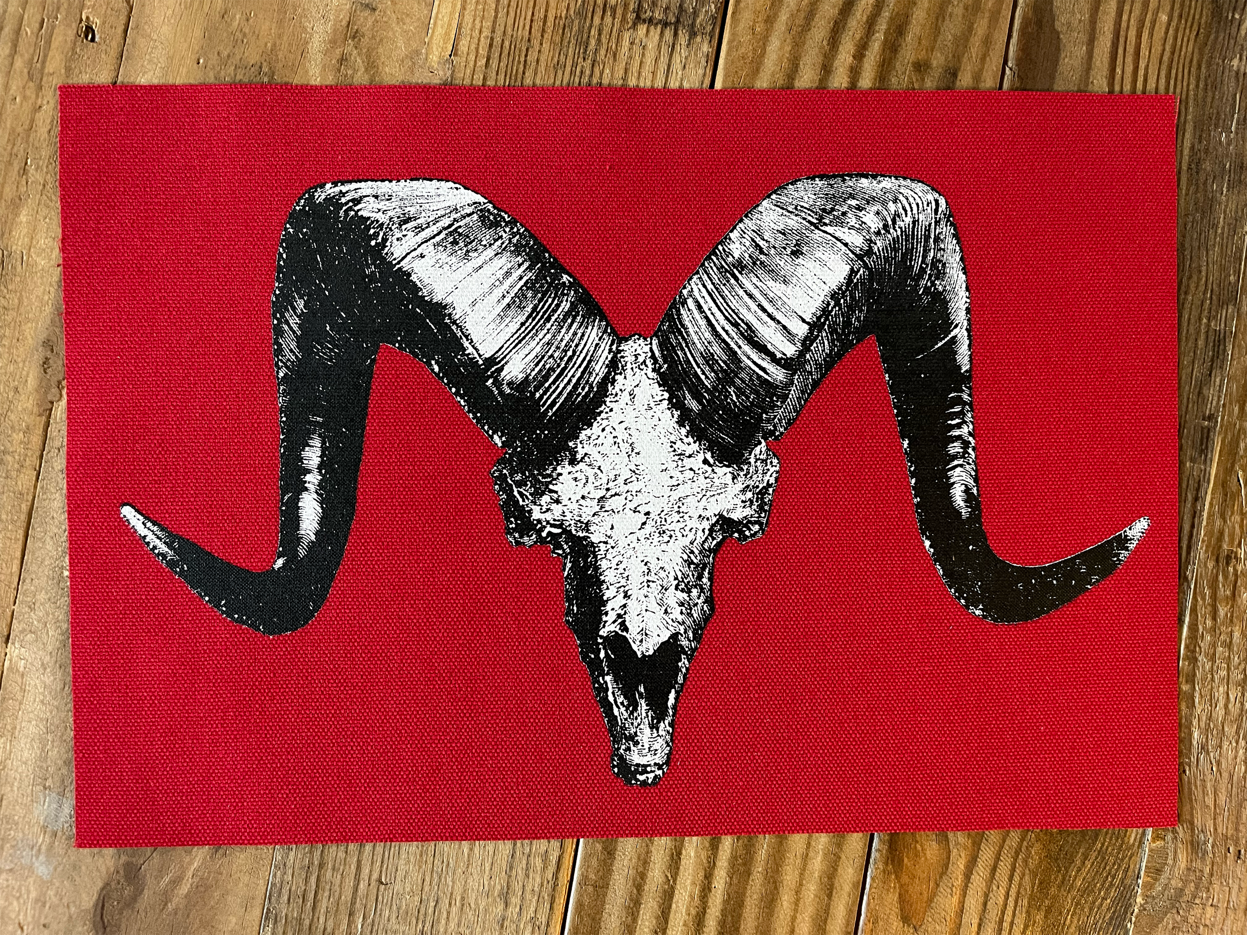 Goat Skull Large Patch Red Resize.png