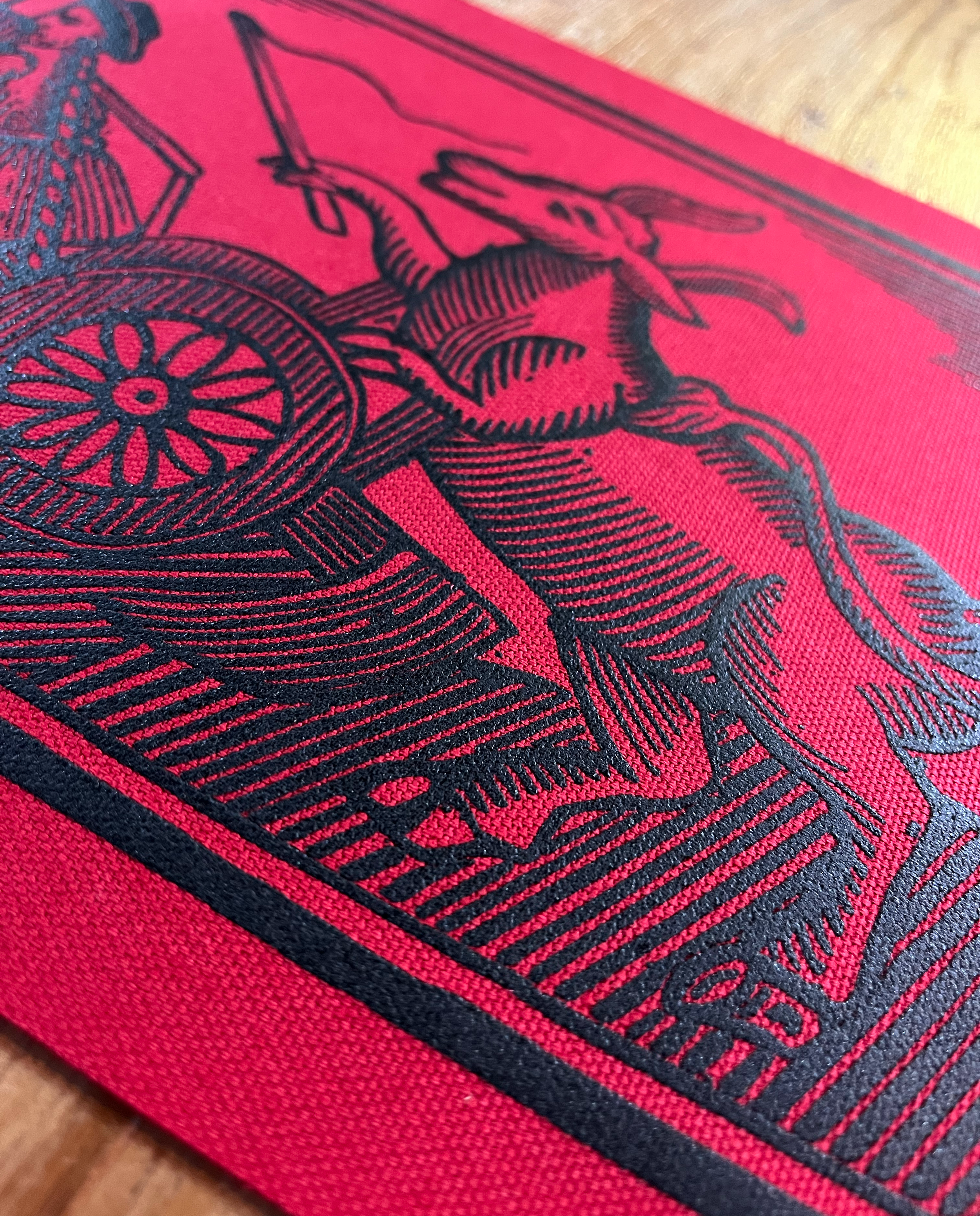 Bull Farmer Red on Black Back Patch 02.png