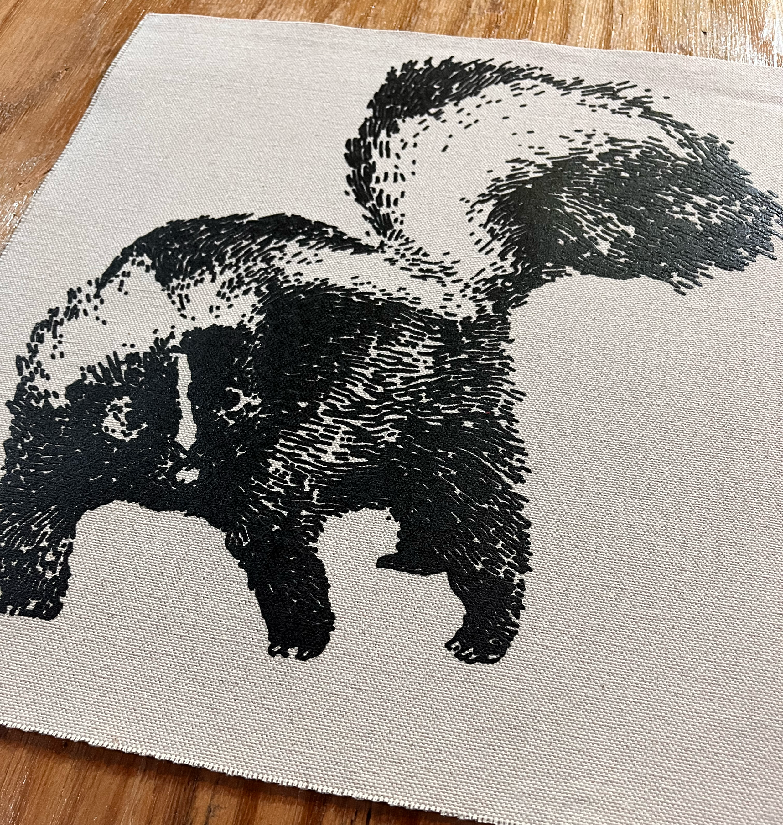 Skunk Black on Natural Back Patch 01.png