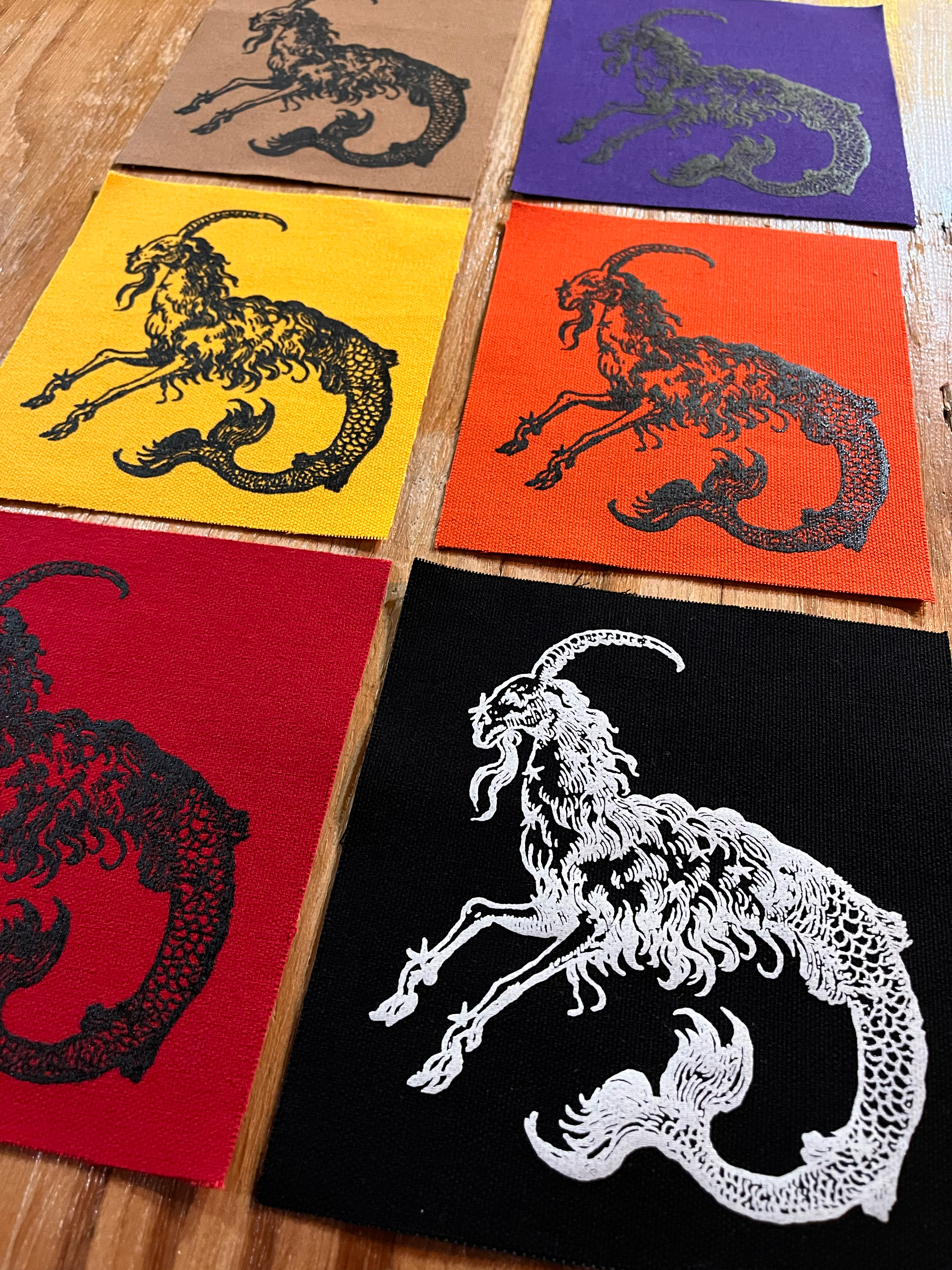 Mergoat - Small Canvas Patch