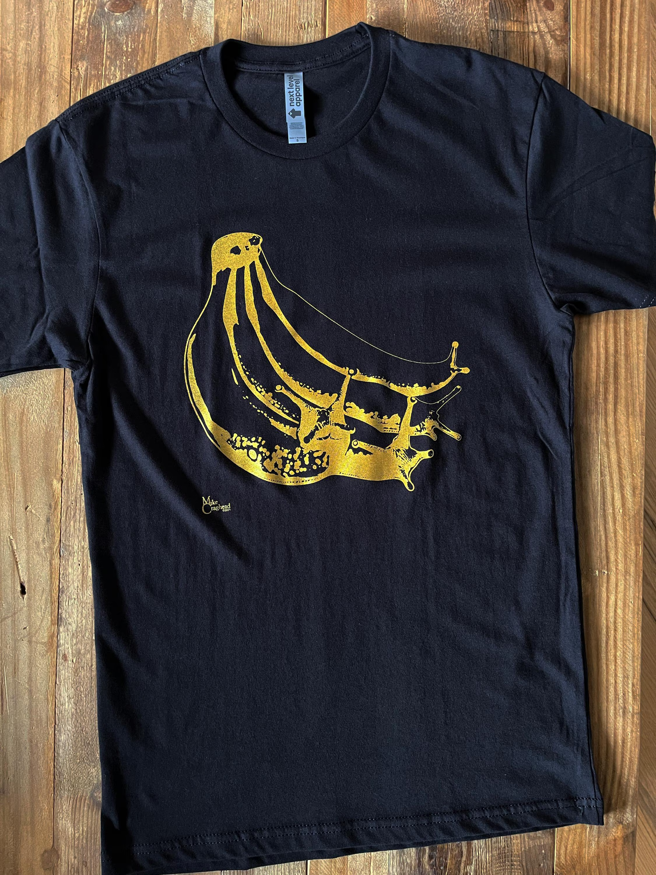 Bunch of Banana Slugs - Black T-Shirt - MEN