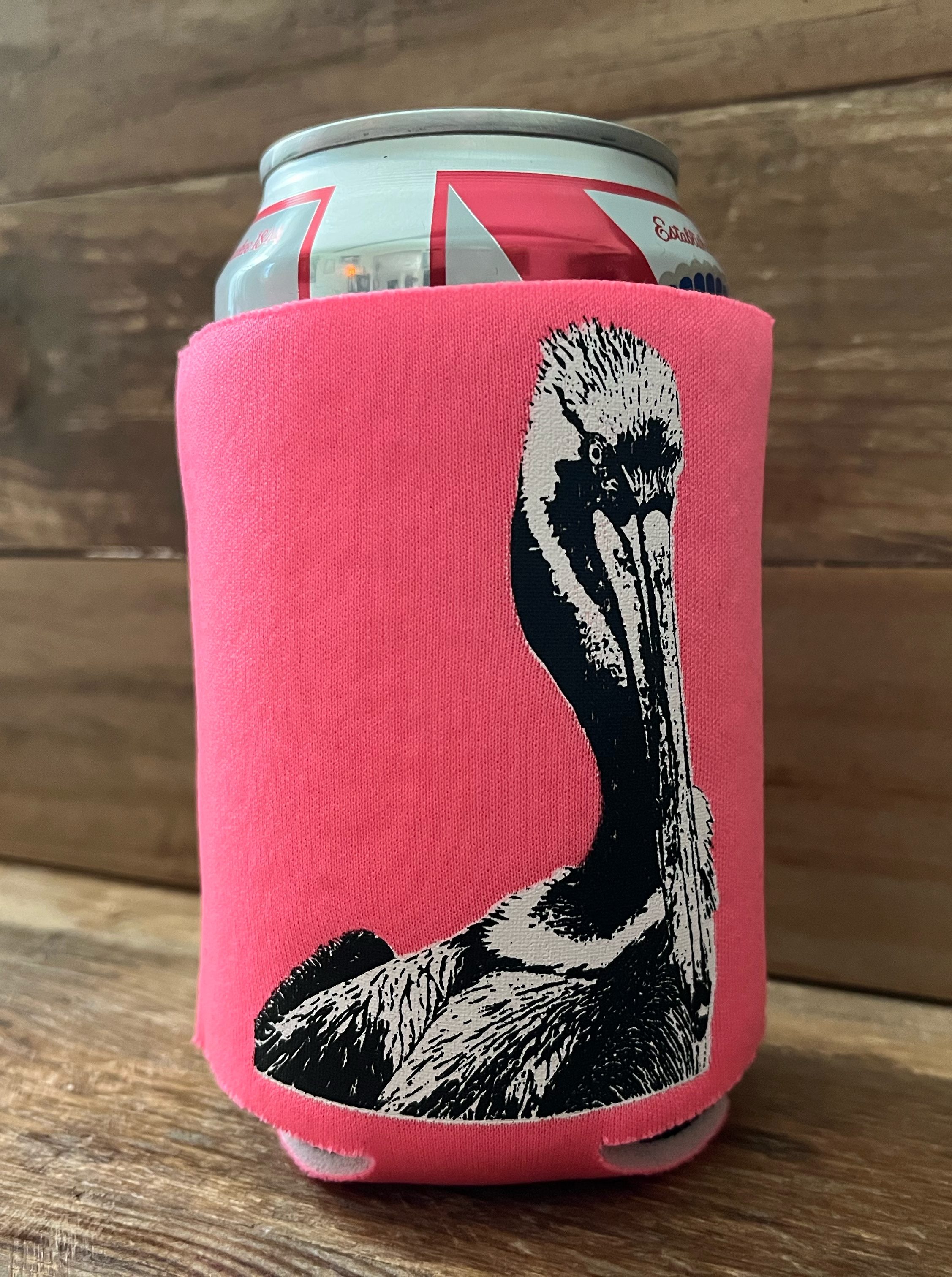 Pelican Koozie Pink Standing.png