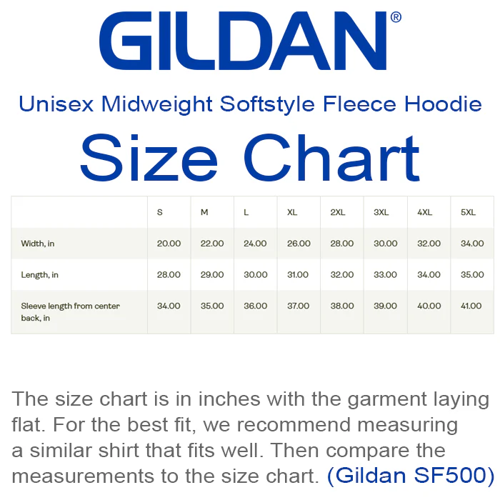 Gildan SF500 Hoodie Size Chart.png