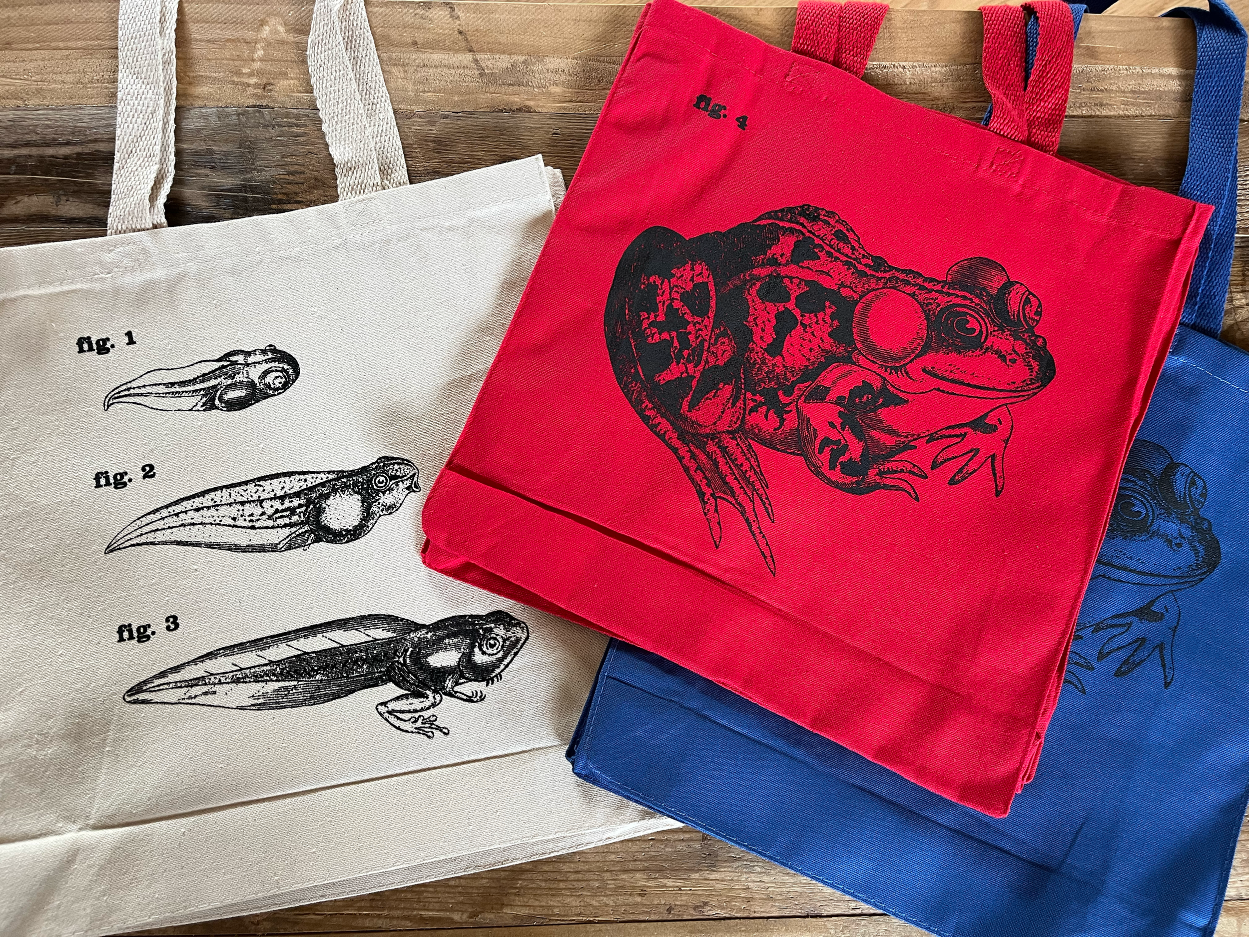 Tadpole --> Toad - Tote Bag - Heavy Duty - Double Sided