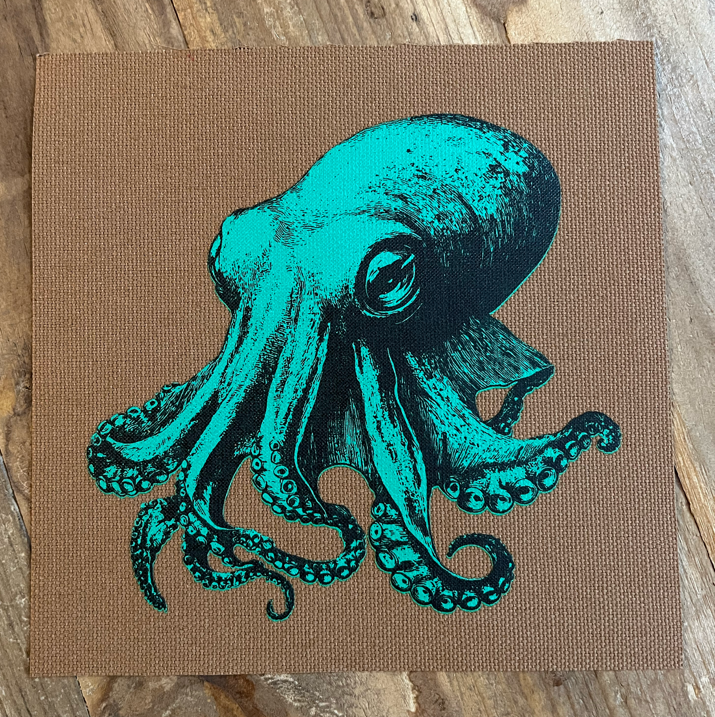 Octopus Small Patch Green on Light Brown.png